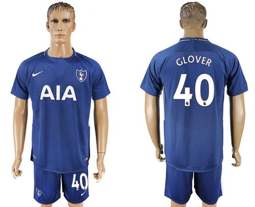 Tottenham Hotspur #40 Glover Away Soccer Club Jersey - Click Image to Close